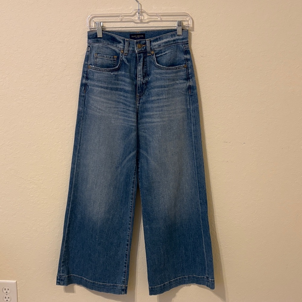 Ramy Brook Classic Denim Wide-Leg Jeans
With Tag.